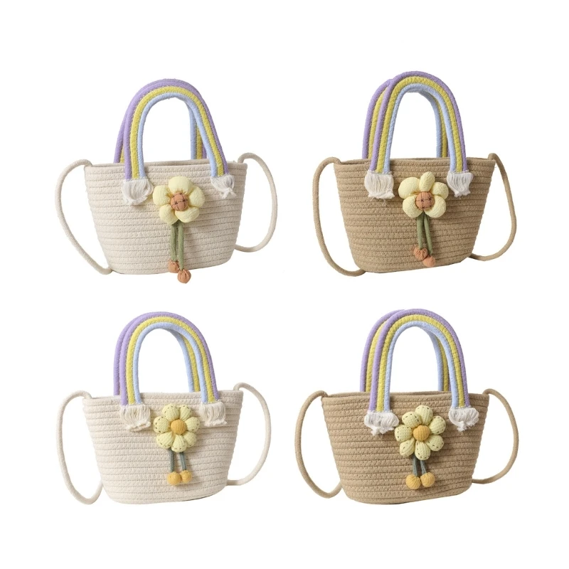 

Women Straw Shoulder Bag Tote Woven Crossbody Bags Summer Travel