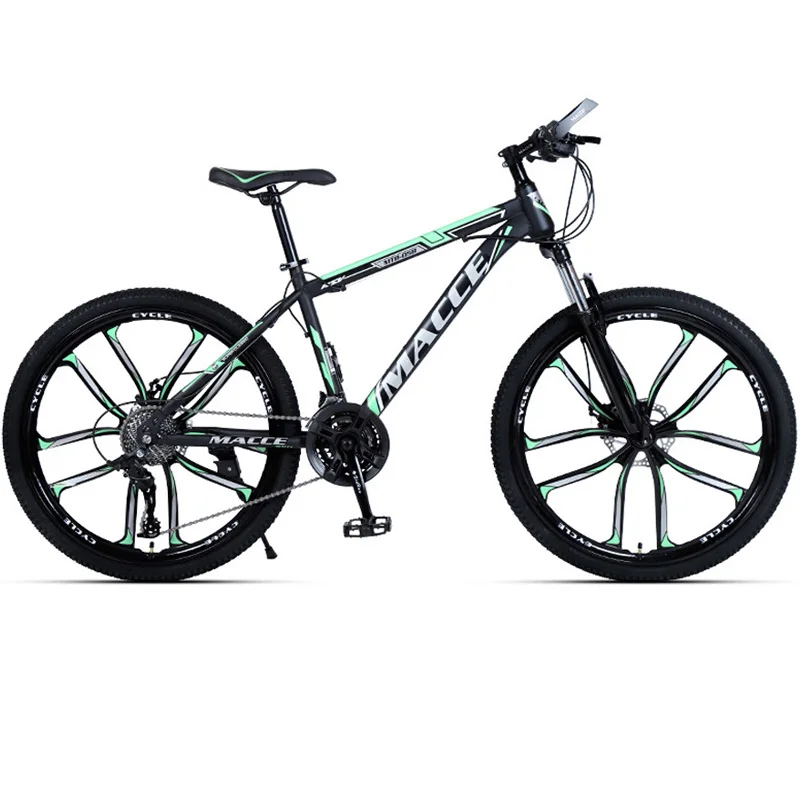 

Горный велосипед для мужчин, с двойным дисковым тормозом и переменной скоростью, колеса 24, 26 дюймов, алюминиевая рама из углеродистой стали, технические велосипеды