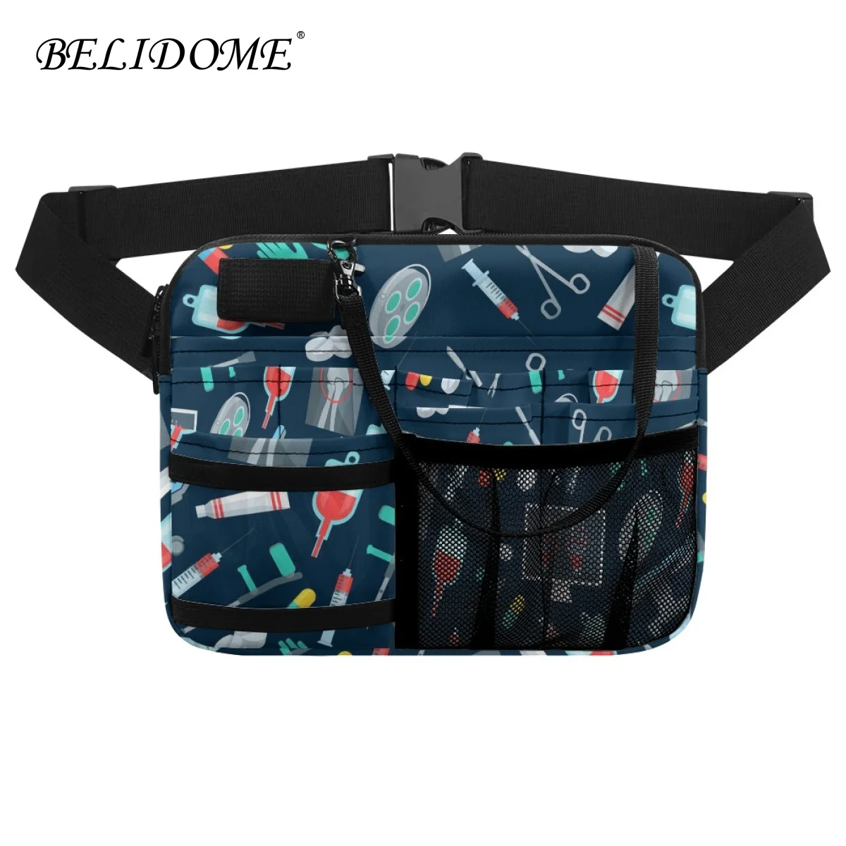 

Medical Supplies Syringe Scissors Design Waist Bag For Medical Student Nurse Organizer Fanny Pack Multi Compartment Utility