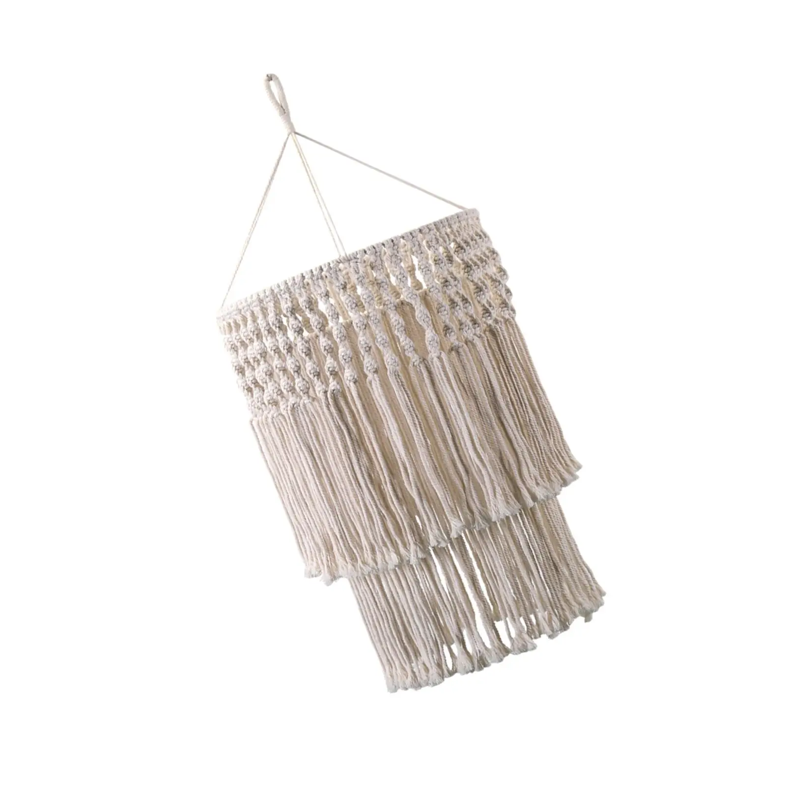 Скандинавский макраме с кисточкой абажур ручной работы тканый потолочный