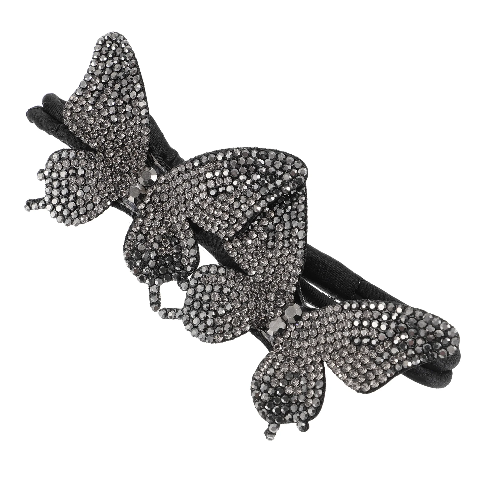 

Butterfly Curler Hair Bun Tool Women Maker Accessories Donut Shaper Accessory Crystal Forming Machine