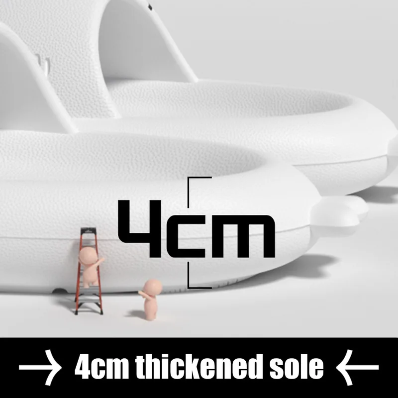 Shevalues Shark Slippers Women 2023 Summer Pirate Cartoon Platform Slippers House Women Slides Outdoor Couple Beach Flip Flops