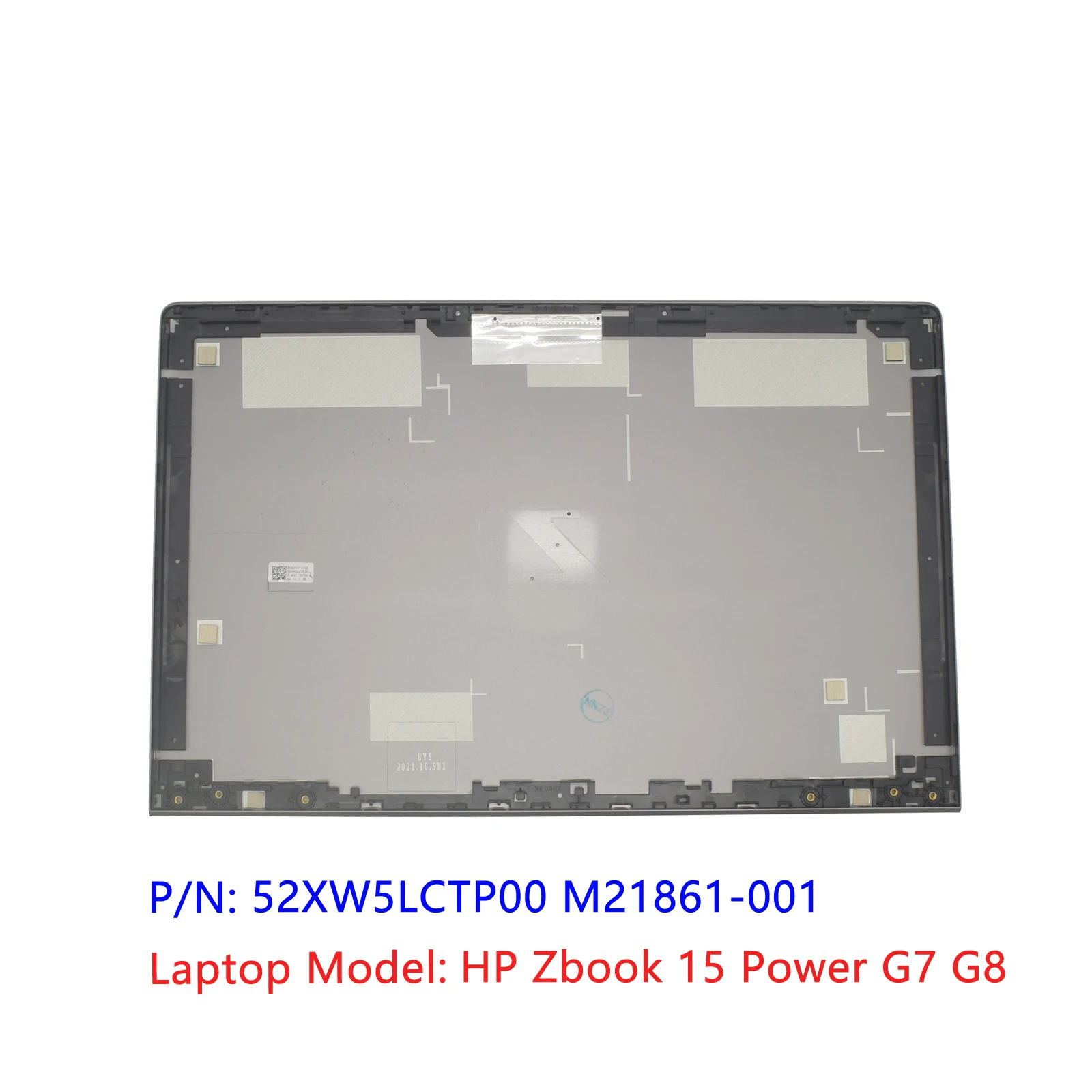 Серый оригинальный новый для HP Zbook 15 Power G7 G8 верхняя задняя крышка с ЖК-дисплеем