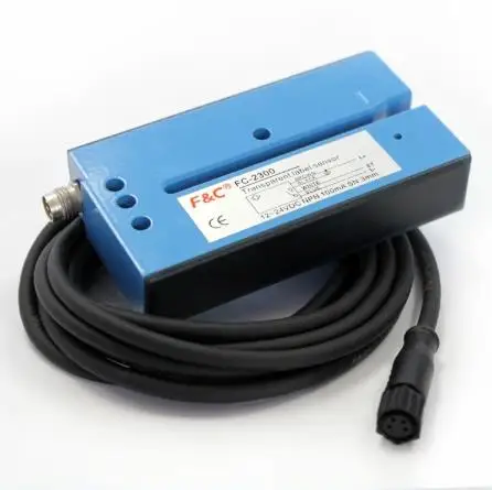 

FC-2300 Ultrasonic sensor for clear labels all kinds labels gap detection u-shaped transparent label sensor Packing Machine