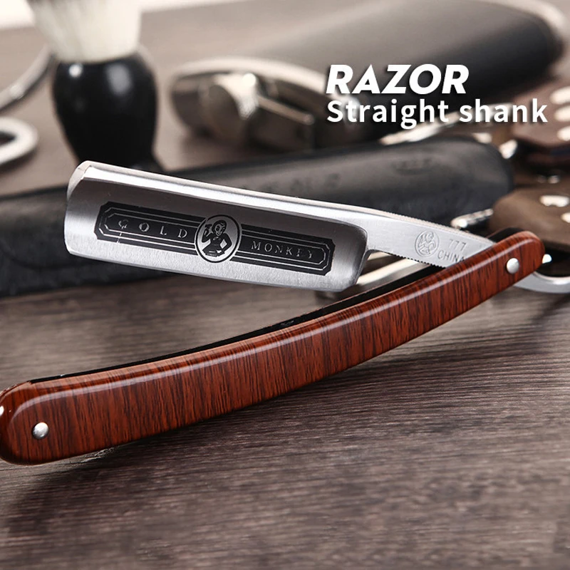 Barber Professional  66 Shaving Straight Razor Classic Manual Sharp Razors Folding Knife Men Stainless Steel Shaver