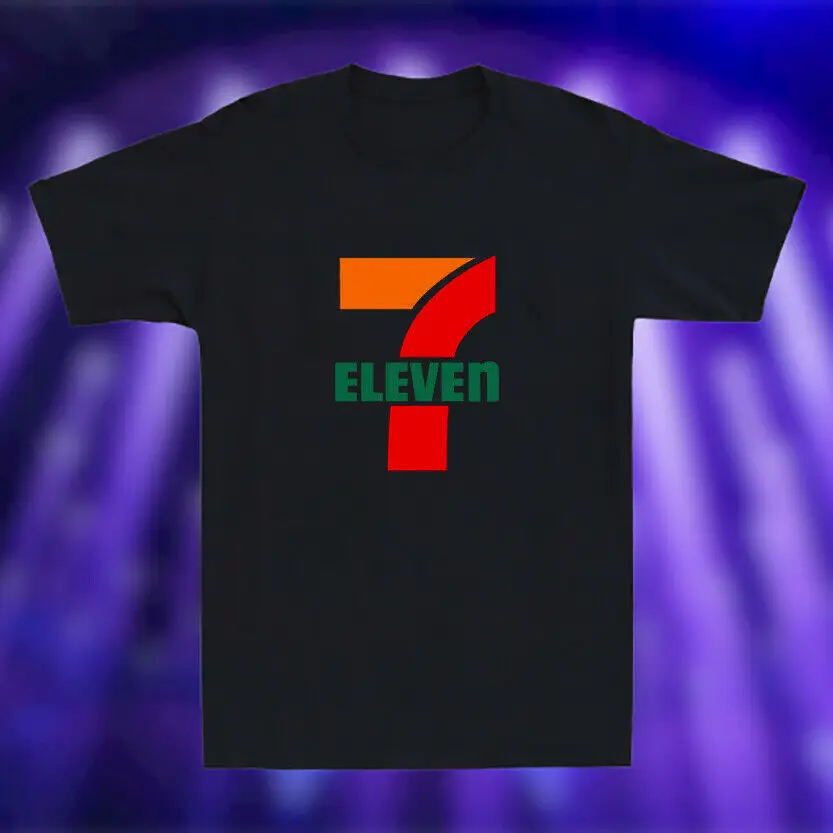 

New 7 Eleven Logo Men's Popular Short Sleeve Cotton T shirt