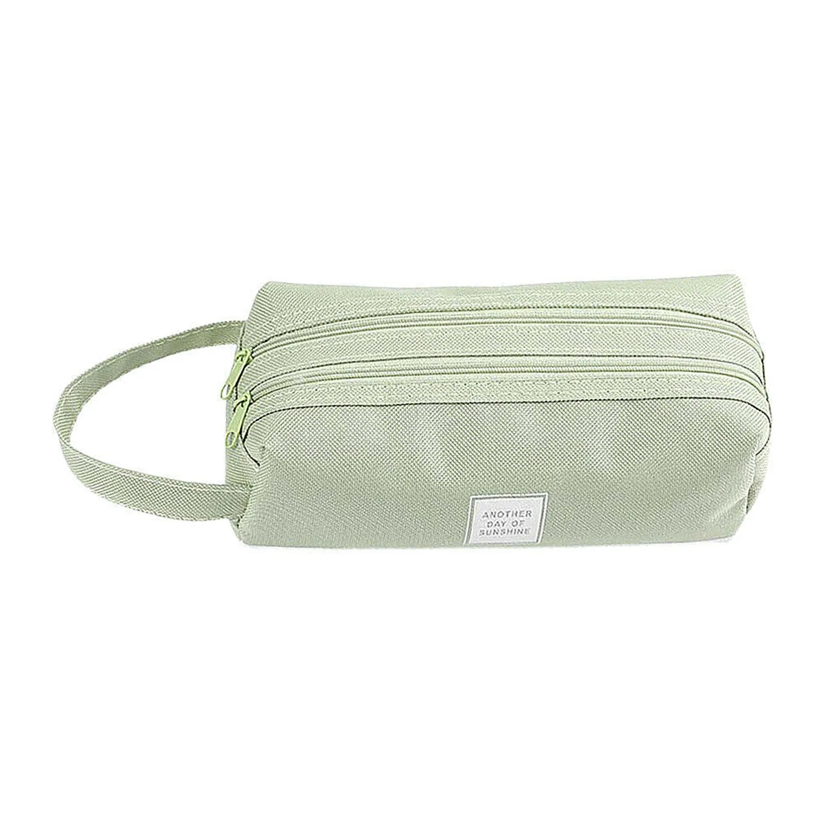 

New Double Layer Pencil Case Big Capacity Portable Canvas School supplies Student pen bags Kids Stationery Pen storage Bags