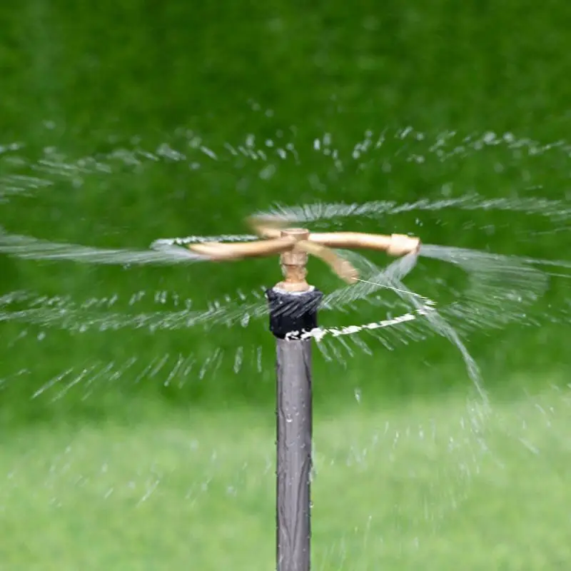 

Yard Large Sprinkler 360 Degree Water Tripod Garden Sprayer Telescopic Rotating Sprinkler Multipurpose Garden Water Spray