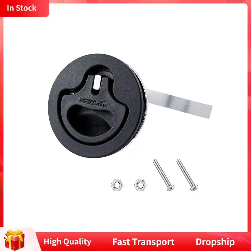 

Marine Flush Pull Hatch Lift Locking Latch With Plate Screws 15 To 60mm Adjustable Boat Cam Latch For Yacht Boat Rv Trailer