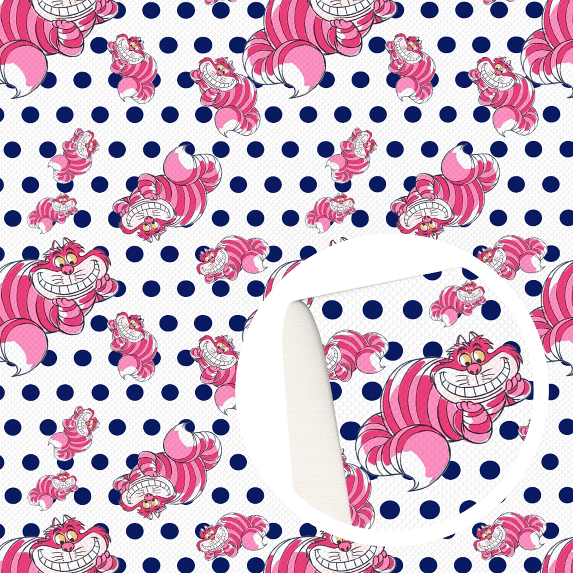 Чеширский чехол из искусственной кожи с рисунком Алиса в стране чудес 20 х33 см