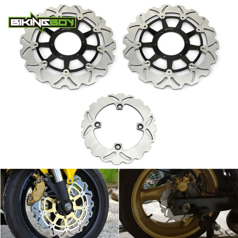 Фото Тормозные диски BIKINGBOY для Honda CBR900RR Fireblade 92-03 (передние и задние) – комплект №2