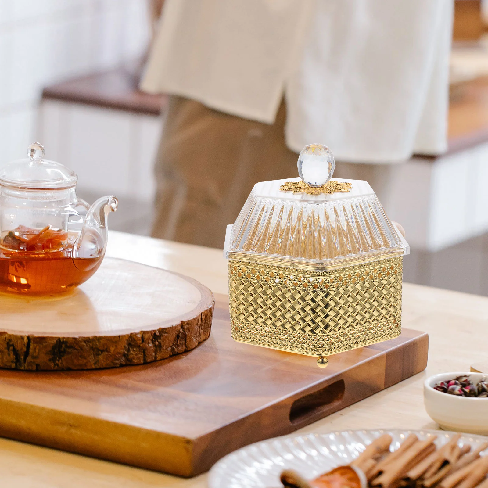 Дворцовый стиль сахарная чашка контейнеры для закусок украшение банка хранения