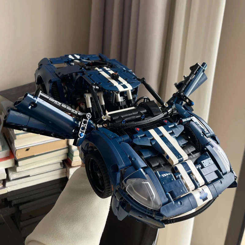 Yaafun GT Muscle Модель спортивного автомобиля Строительные блоки Самоблокирующиеся