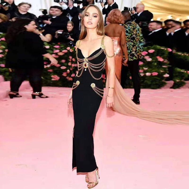 

Luxury Designer Evening Party Dresses Women 2022 Elegant Cocktail Prom Formal Maxi Clothes Sexy Sequin Ceremony Birthday Outfits