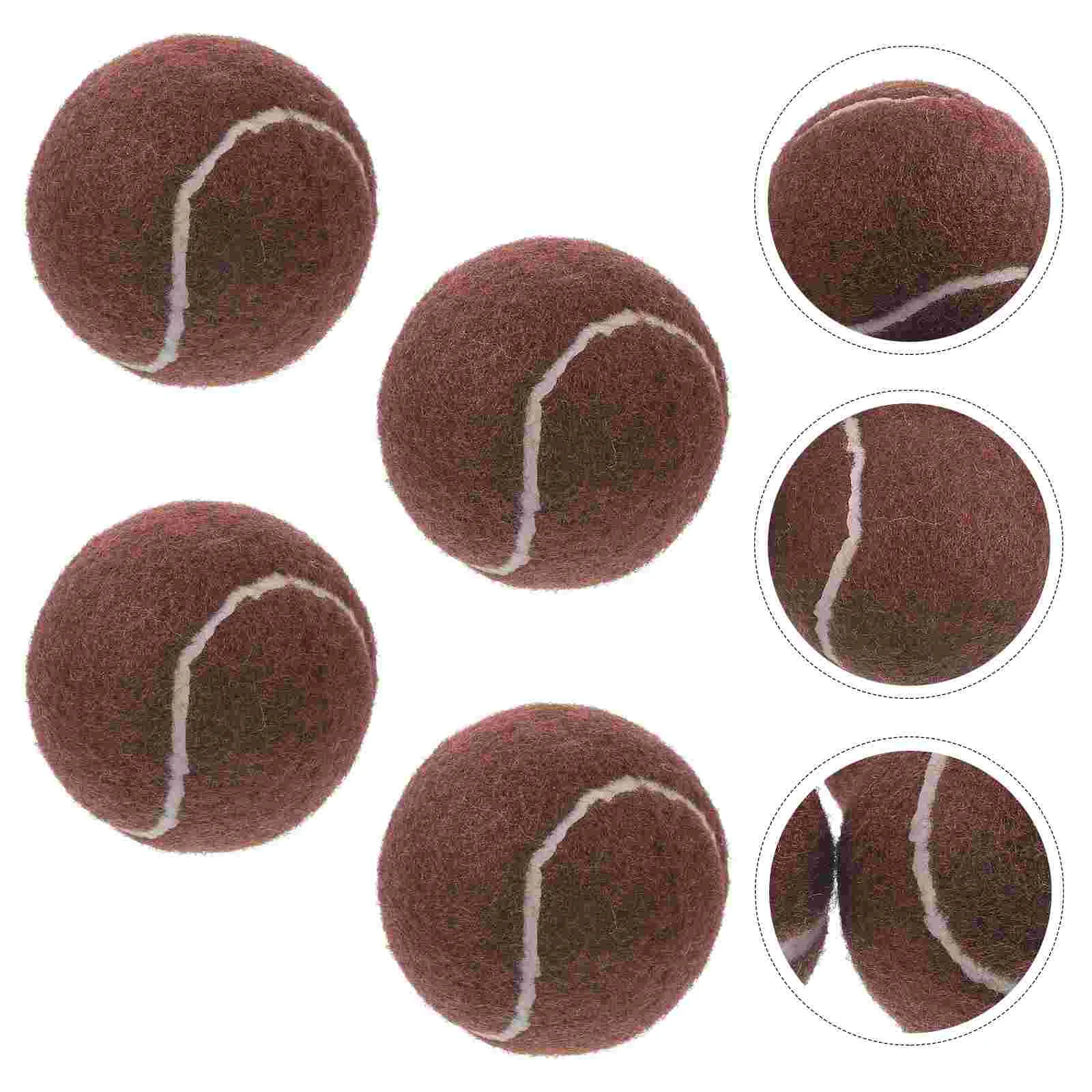 

4 Pcs Furniture Floor Protectors Walker Tennis Balls Precut Non-slip Table Leg Accessories Rubber Glides