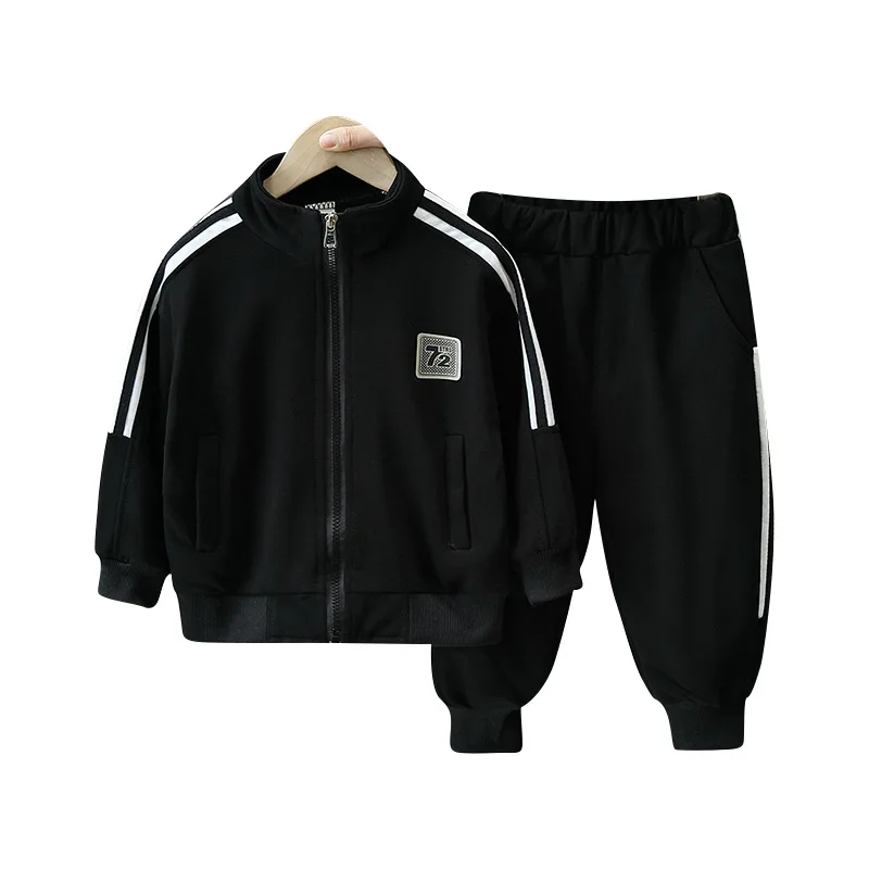 Детский спортивный костюм из двух предметов повседневная куртка на молнии и