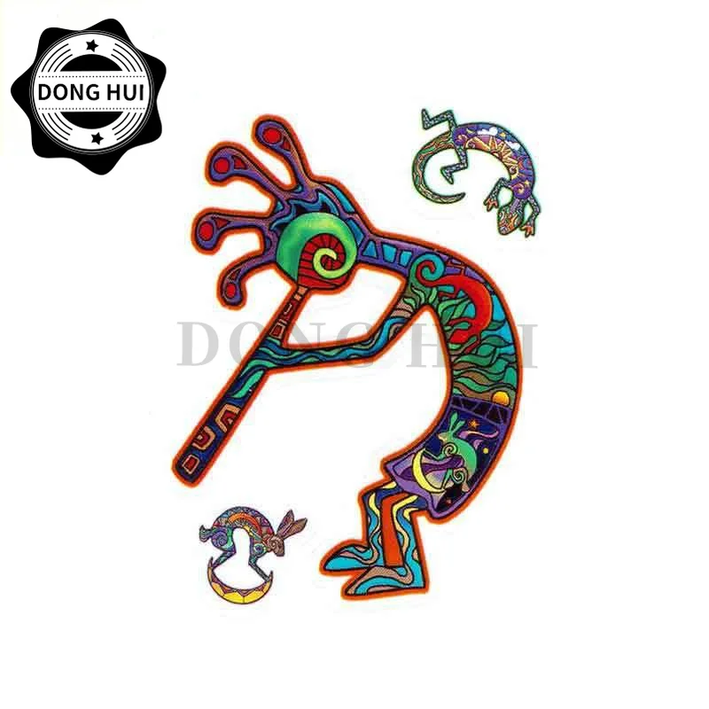 Kokopelli графическая мультяшная наклейка на автомобиль кружка гитара ноутбук Кемпер Мотокросс скейтборд наклейка
