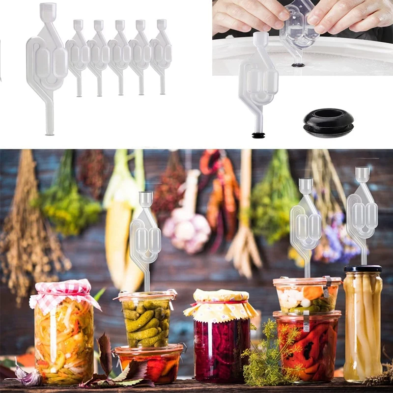 Комплект пневматического замка для изготовления пива 6 пневматических затворов