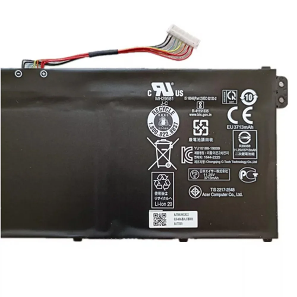 Оригинальный аккумулятор для ноутбука ACER Aspire A314 A315 A317 11 25 в Вт/ч AP19B8K