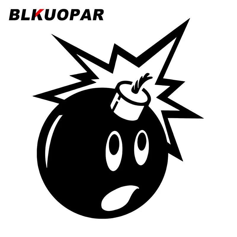 Фото BLKUOPAR Adam Bomb автомобильные наклейки забавные виниловые графические лазерные наклейки устойчивые к царапинам голографический солнцезащитный крем креативная защита автомобиля №2
