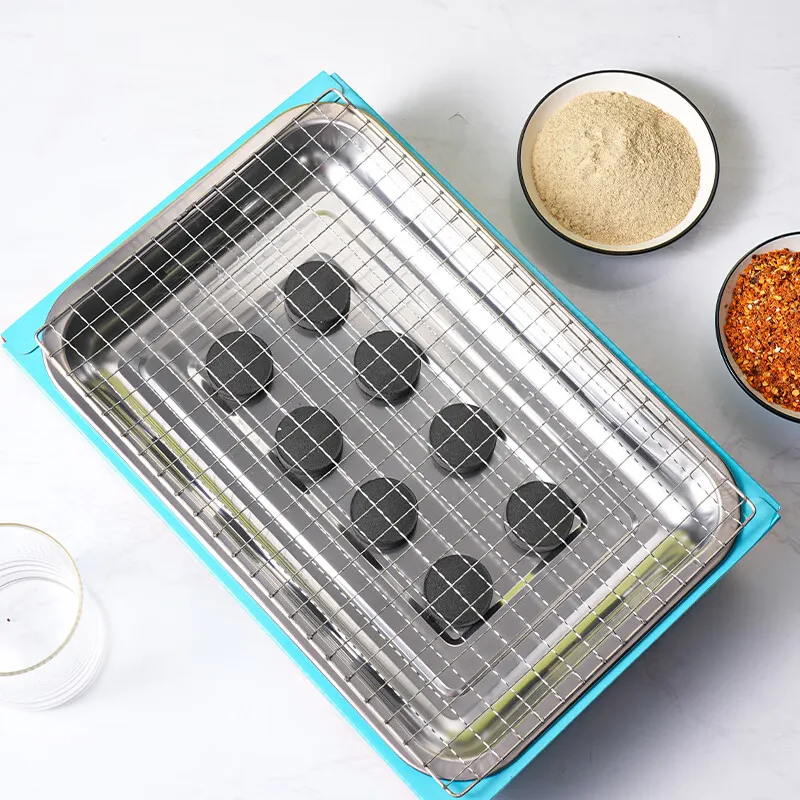 Портативный одноразовый угольный гриль для барбекю на открытом воздухе кемпинга