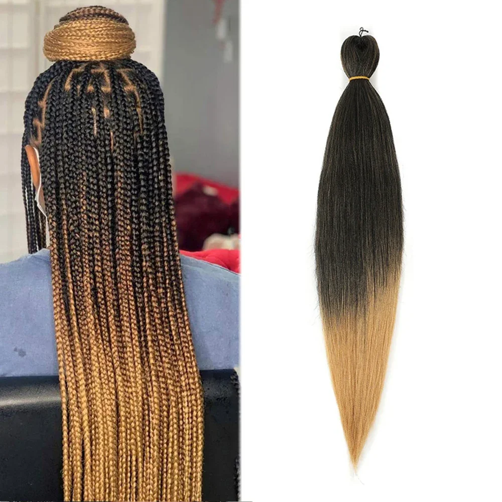 Synthetic Fiber Ombre Braiding Hair