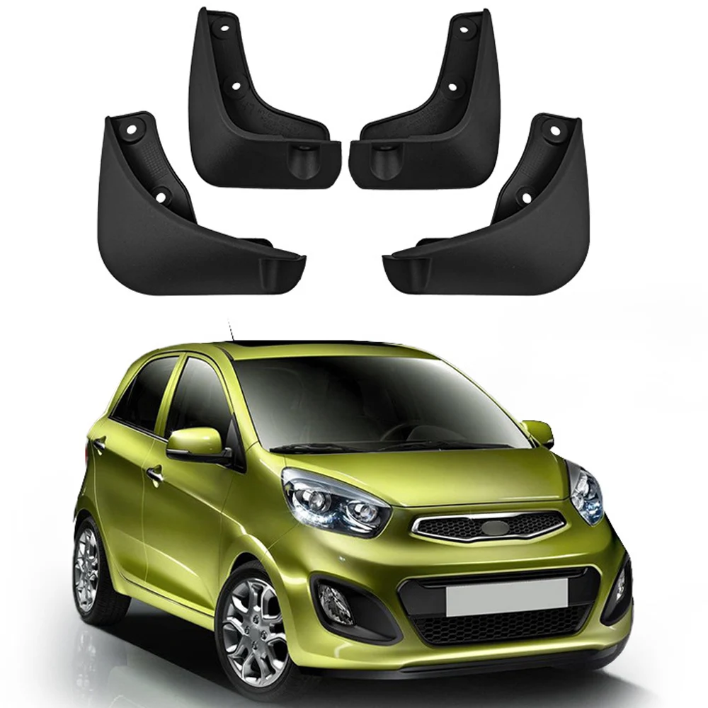 

New upgrade For Kia Picanto 2011-2018 Car Mudflaps Splash Guards Mud Flaps Fender Flares Mudguards Car Styling Accessories