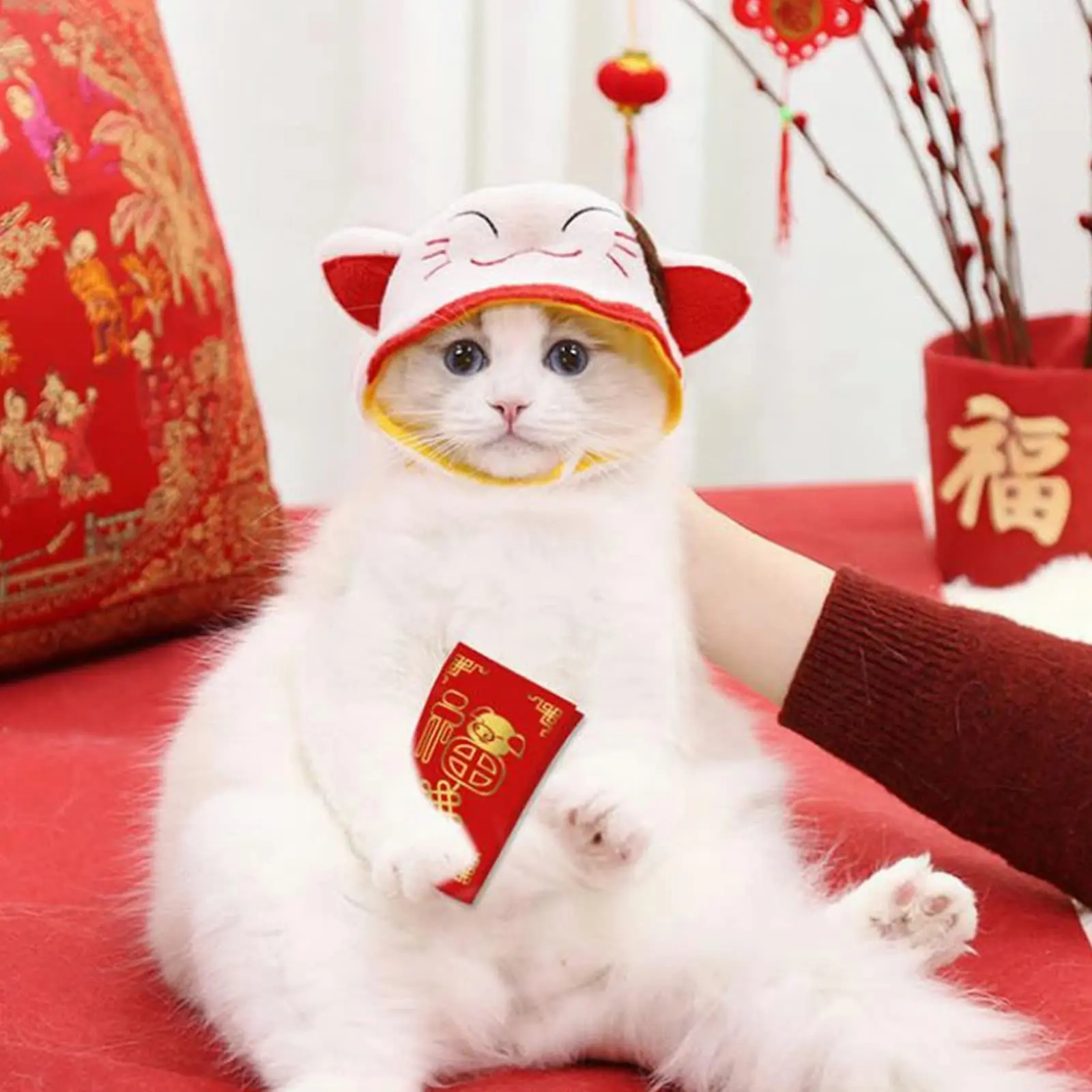 

Cute Novelty Headwear Pet Costume for Cats Kitten Puppy and Small Dogs Birthday Theme Party Photo Prop