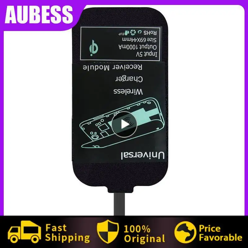 

Universal Fast Wireless Charger Adapter Micro USB Type C For Samsung Huawei IPhone Android Qi Wireless Charging Receiver