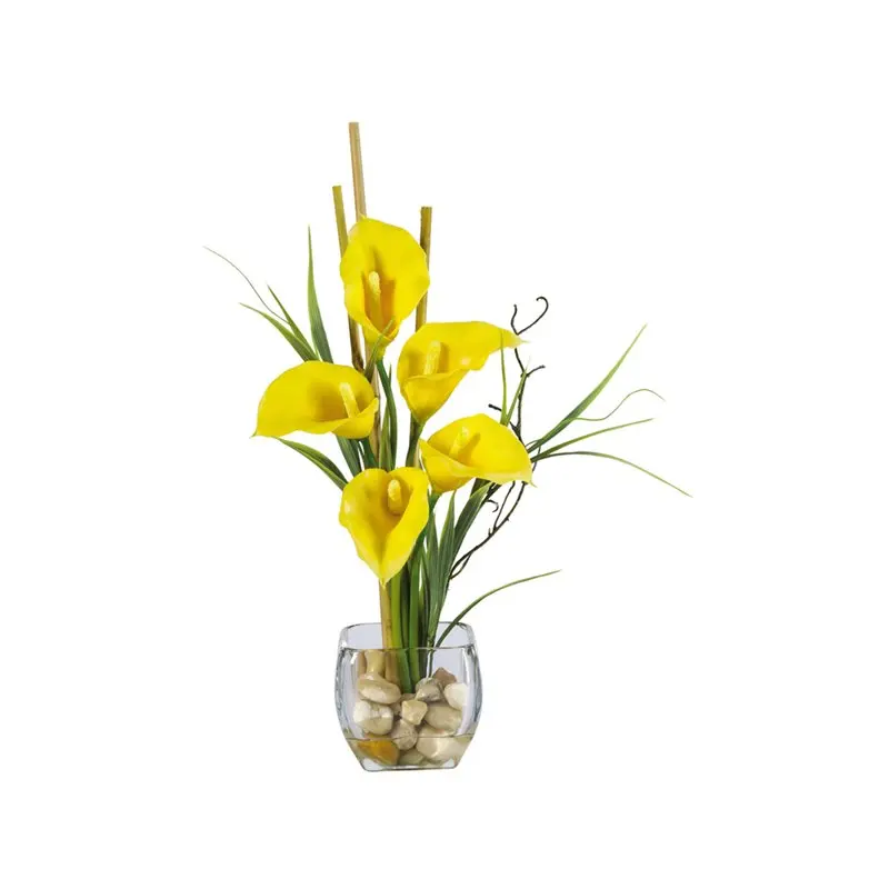 

Calla Lily Liquid Illusion Artificial Flowers, Yellow