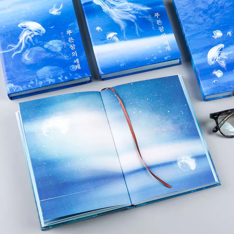 

A5 Diary Personalized Creative Color Page Illustration Cute Notebook Student Manual Ledger Notepad Notebooks Office Supplies