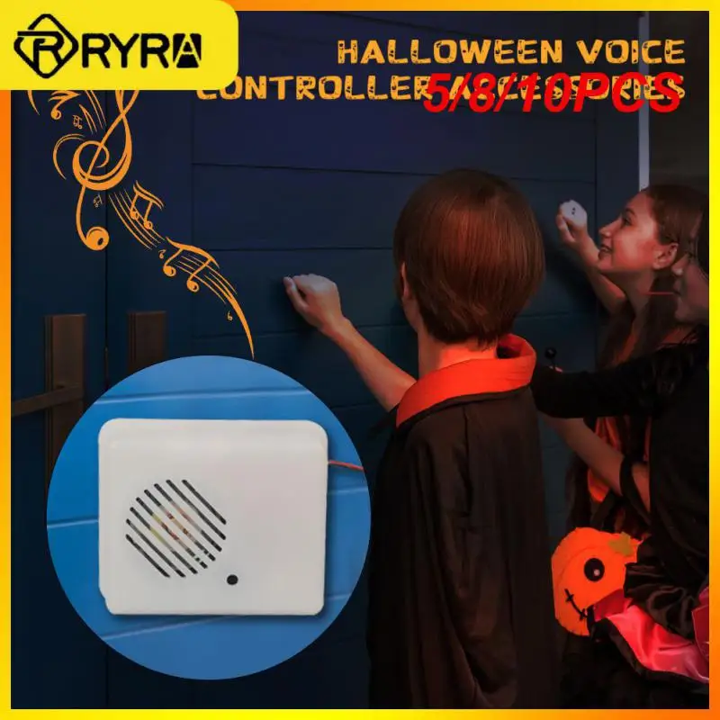 

5/8/10PCS Scream Speaker Halloween Decorations Voice-activated Props Funny Scary Sound Sensor Horror Screaming Prop