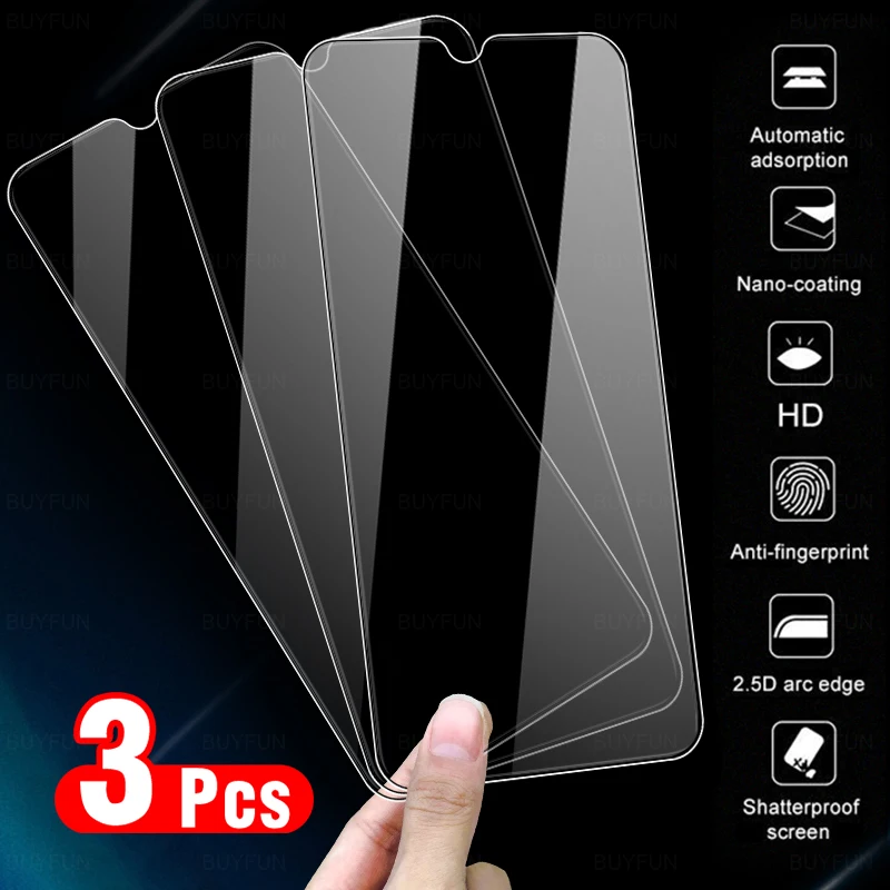 

3PCs Samsung M14 Full Coverage Tempered Screen Glass for Samsung M54 M04 A24 4G A34 5G A14 A04 A54 M23 M31 M31s M32 M51 M52