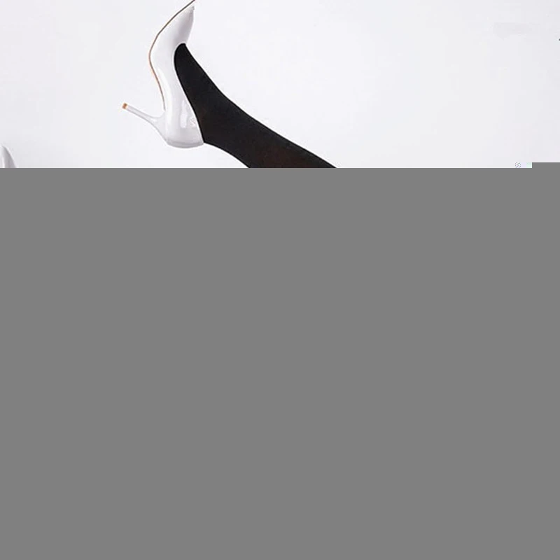 10pcs Sexy Pantyhose Women Patchwork Tights Stockings Slim Fake Knee High Tube Stocking Splicing Pantynose Elastic Tattoo Tights