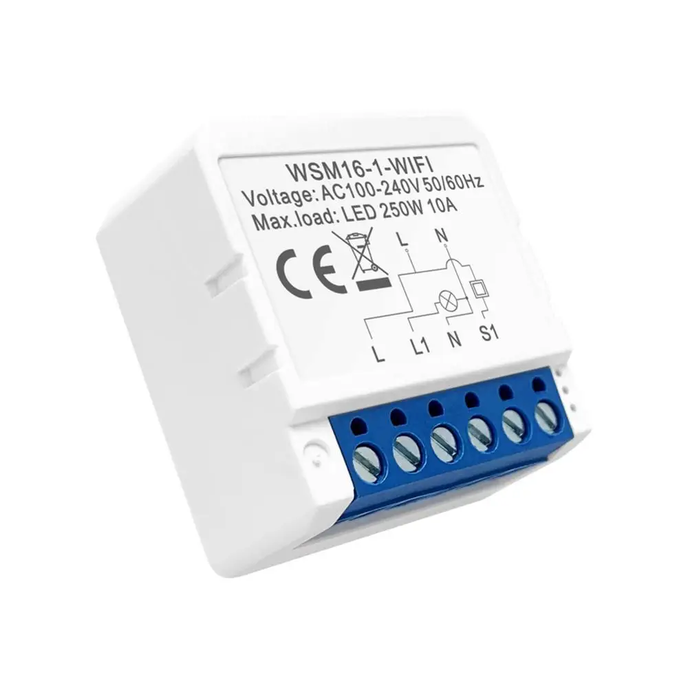 

Dual Control Light Switch Module 2-way Control Smart Circuit Breaker 10a 1/2/3/4 Way Tuya Wifi Switch Tuya Smart Wifi Switch
