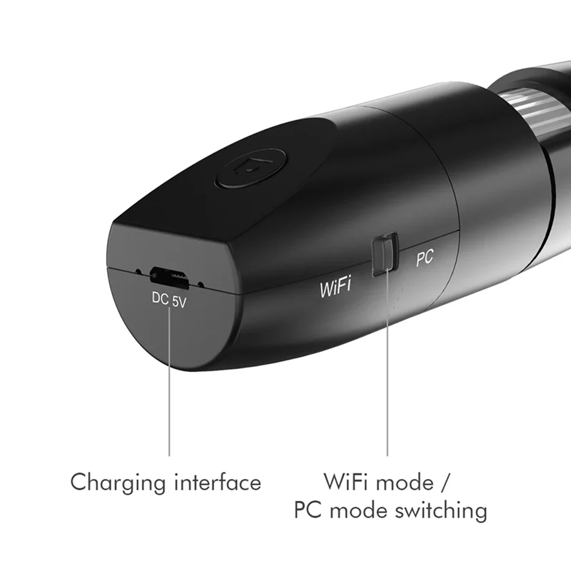 Фото Беспроводной цифровой микроскоп 50X-1000X Wi-Fi USB портативный ручной микроскоп для монет с 8 светодиодами №2