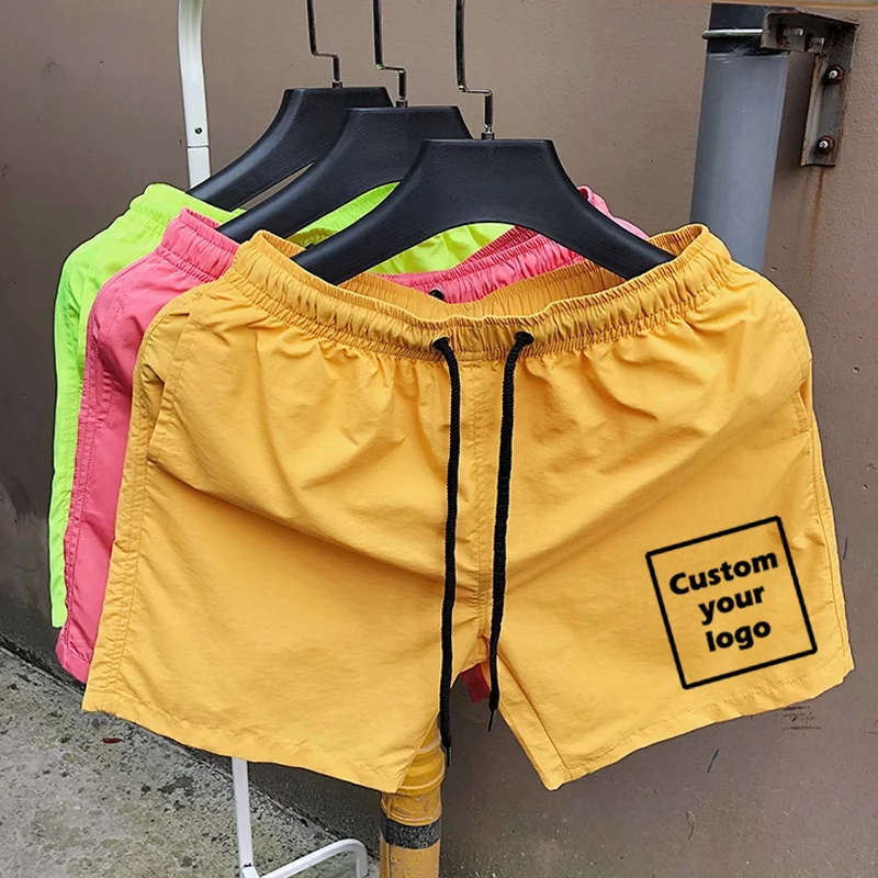 Дизайнерские летние повседневные шорты с вашим логотипом классические