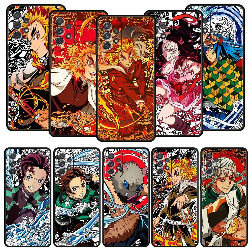 

Demon Slayer Cute Anime Case For Samsung Galaxy A53 A52 A33 A73 5G A13 A23 A21s A03s A31 A51 A71 A11 A41 M21 M31 A01 Phone Cover