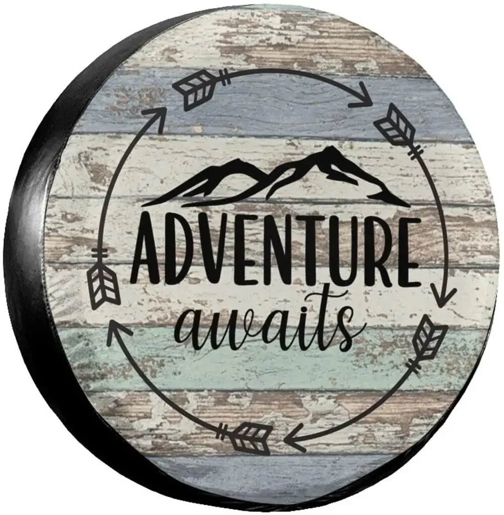Чехол для запасного колеса Hitamus Adventure Awaits универсальный защитный чехол колес