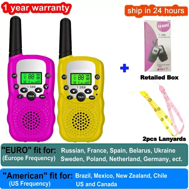 Walkie Talkie Kids Celular Toys Handheld Transceiver Highlight Phone Radio Interphone Children Talkie Walkie Birthday Gifts