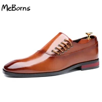 fashion business dress men shoes new classic leather mens suits shoes fashion slip on dress shoes men oxfords size 37 48