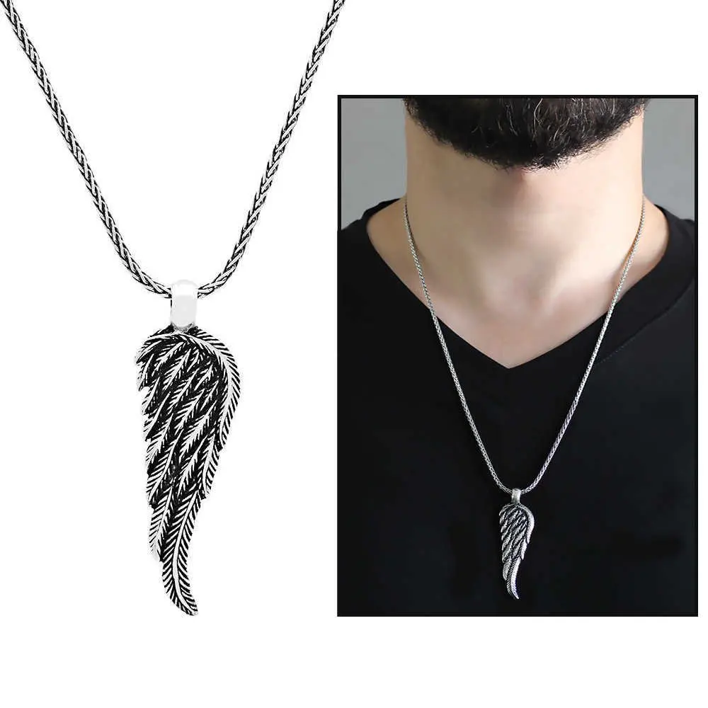 

Eagle Wing Design Thick Chain 925 Sterling Silver Men 'S Necklace