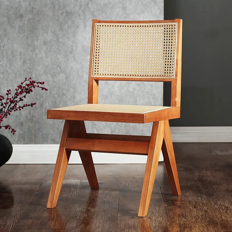 Деревянный стул для гостиной минималистичный дизайн туалетный столик