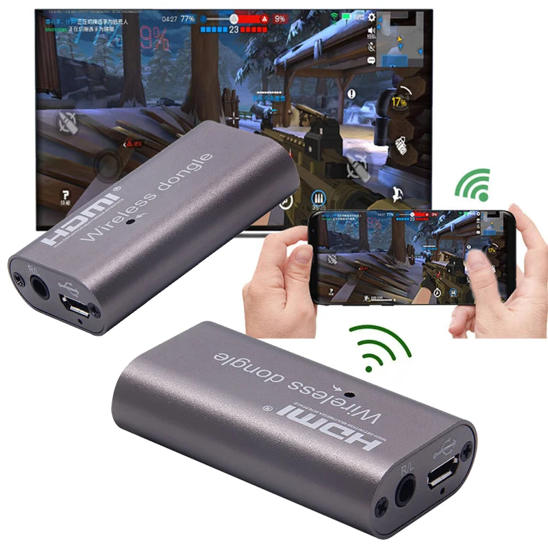 

Беспроводной Wi-Fi HDMI адаптер для дисплея ТВ приемник зеркальный экран для телевизора для IPhone X 11 12 Pro для Xiaomi Huawei Android Phone