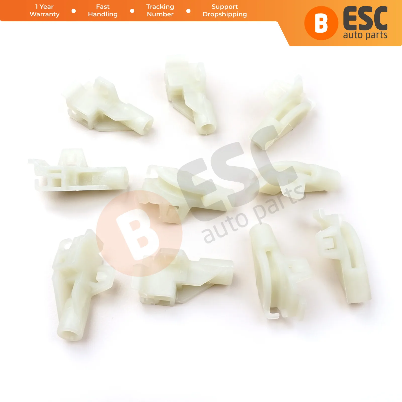 

Автомобильные запчасти ESC ECP038, 10 шт., Наконечник Троса для стеклоподъемника, намоточный механизм типа BCP038, быстрая обработка