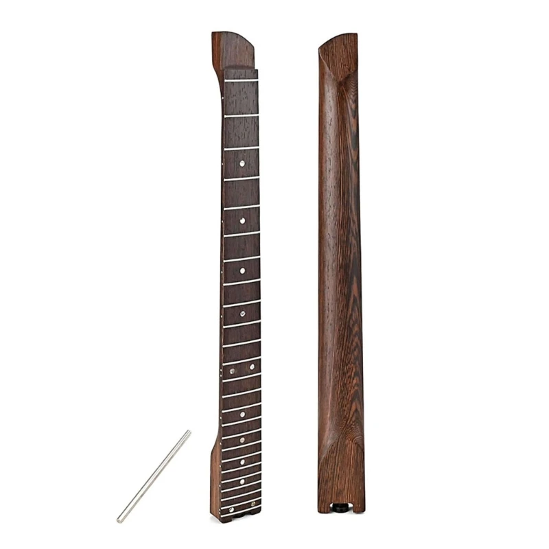 

Guitar Neck Headless 25 Fret Maple Wood Smooth Natural Musical Dot Inlay Guitar Fingerboard Neck Solid Replacement Parts 24BD