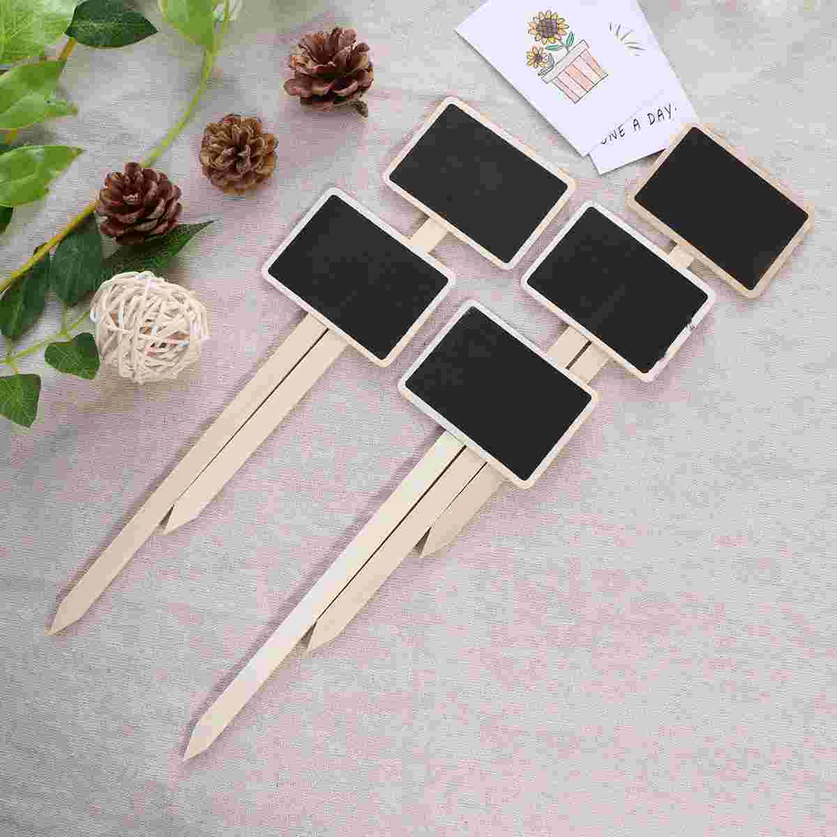 

20pcs Blackboard Tags Creative Blackboard Sign Blackboard Tags Mini Chalkboard for Decoration