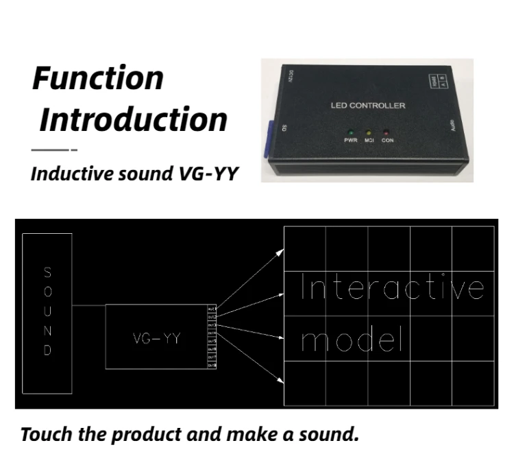 VG LIGHT Led Dance Floor SD Controller enlarge
