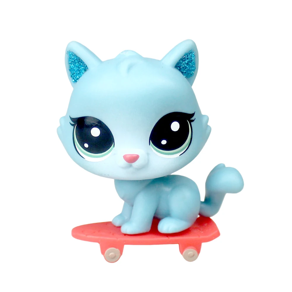 

YASMINE Pet Shop Blue Kitty Kitten Skateboard Accessories lps Cat #2-S13