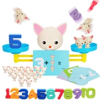 frog match math balancing scale match game number balance game board game educational toy for child to learn add and subtract
